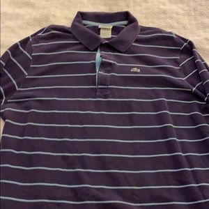 Lacoste long sleeve plumb polo